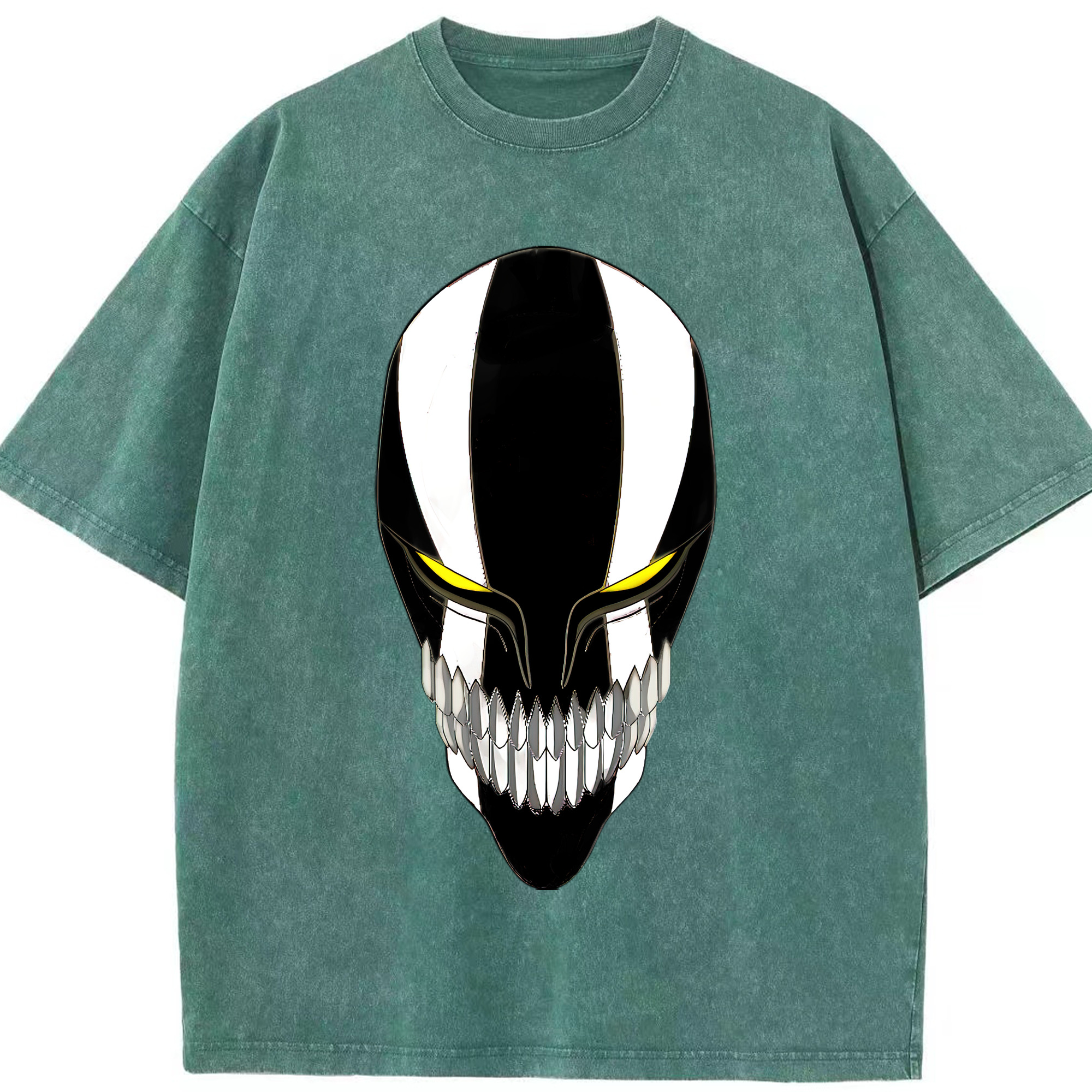 （画像用） ブリーチ 黒崎一護（くろさき いちご）BLEACH Kurosaki Ichigo 綿100% ヴィンテージ風 半袖Tシャツ（フロントプリント）